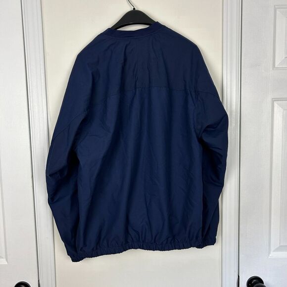 FootJoy Men's Large V-Neck Golf Windbreaker Pullover Jacket Navy Blue - Picture 5 of 5